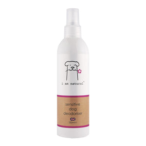 I Am Natural Sensitive Dog Deodoriser bottle - alternative to dog shampoo