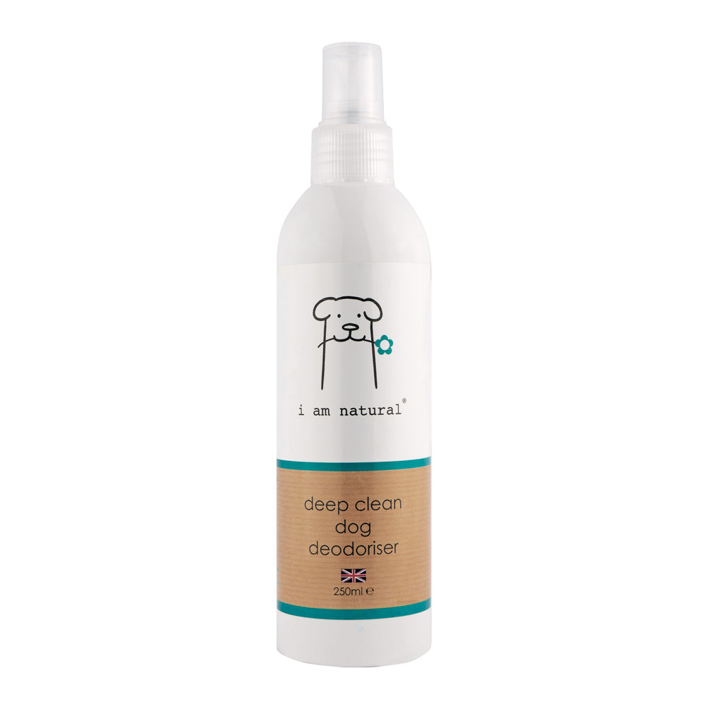 I Am Natural Deep Clean Dog Deodoriser bottle - A great alternative to dog shampoo