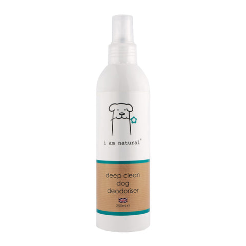 I Am Natural Deep Clean Dog Deodoriser bottle - A great alternative to dog shampoo